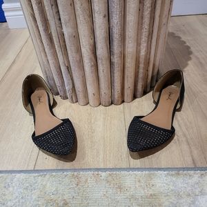 Black flats size 7